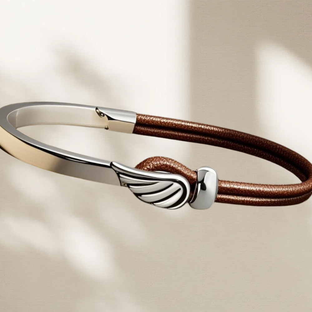 現貨 手鍊男 男生手環 鈦鋼手鍊 皮手環 蠟繩手鍊 韓國手鍊 鈦鋼手鐲 開口手環 歐美手環 天使手鏈 男生禮物 001