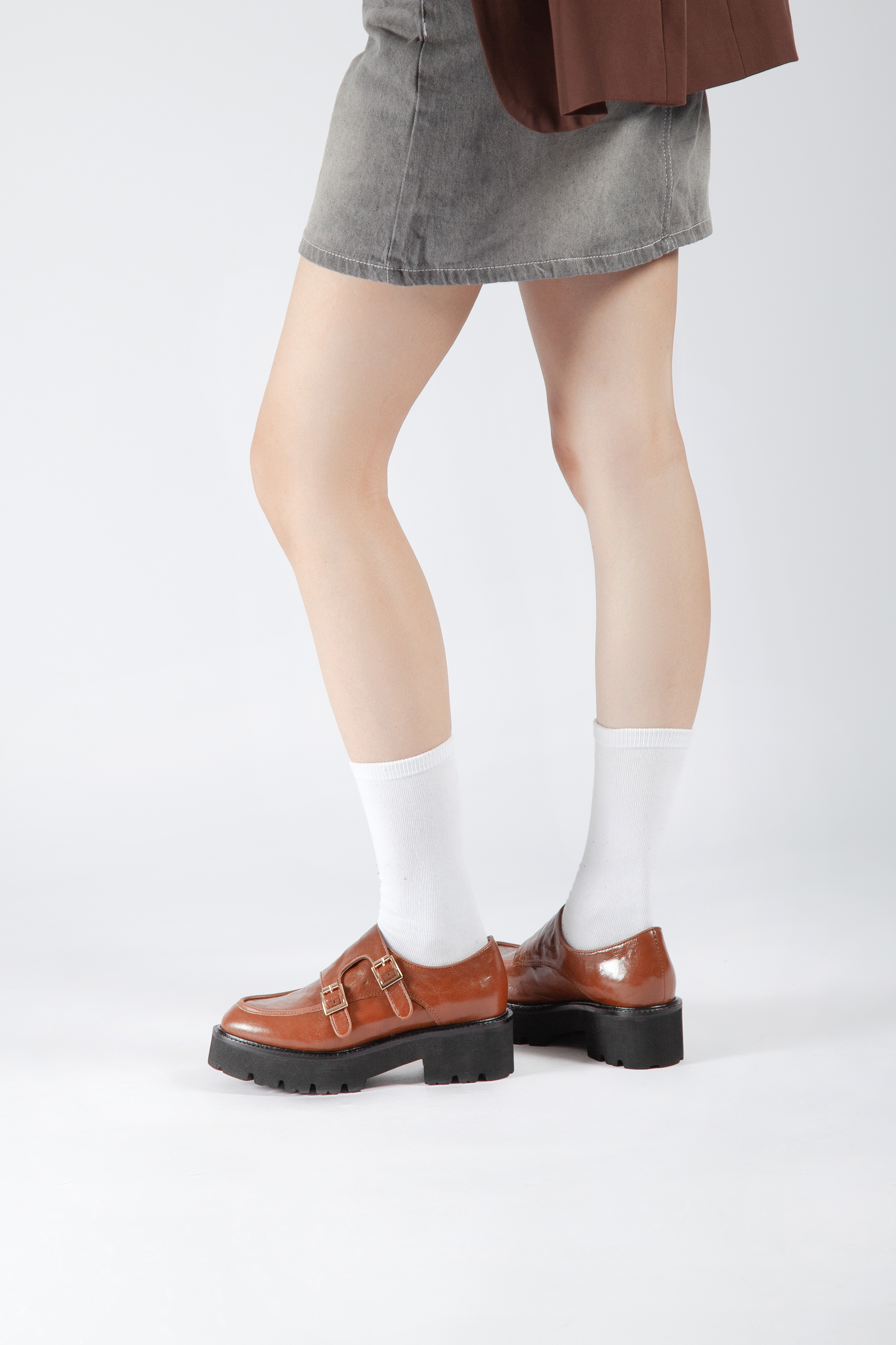 Wide Belt Lugg 孟克厚底鞋