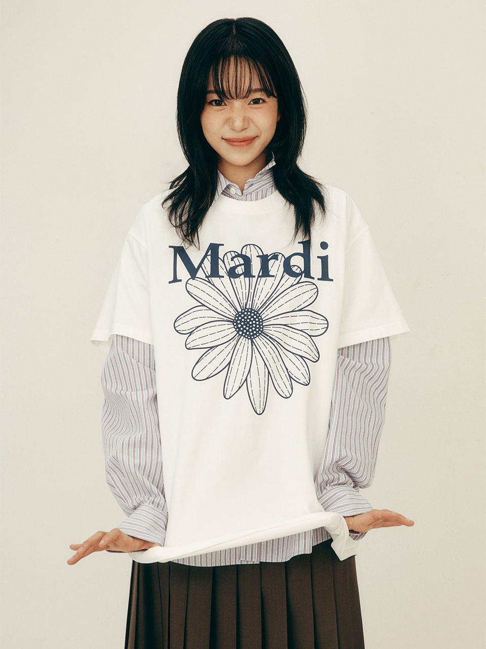 Mardi Mercredi UNISEX TSHIRT FLOWERMARDI