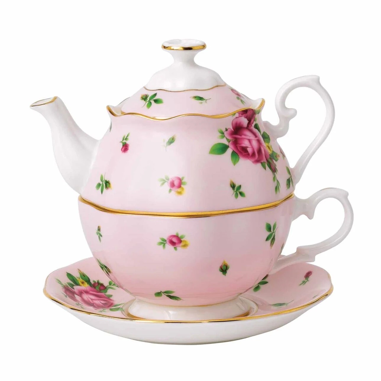 Royal Albert New Country Roses Pink Tea For One