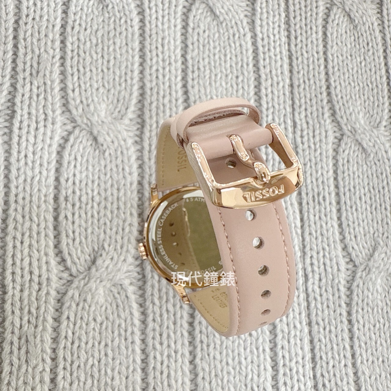 【FOSSIL】2025秋季計時時尚皮帶女錶BQW8021 38mm 現代鐘錶