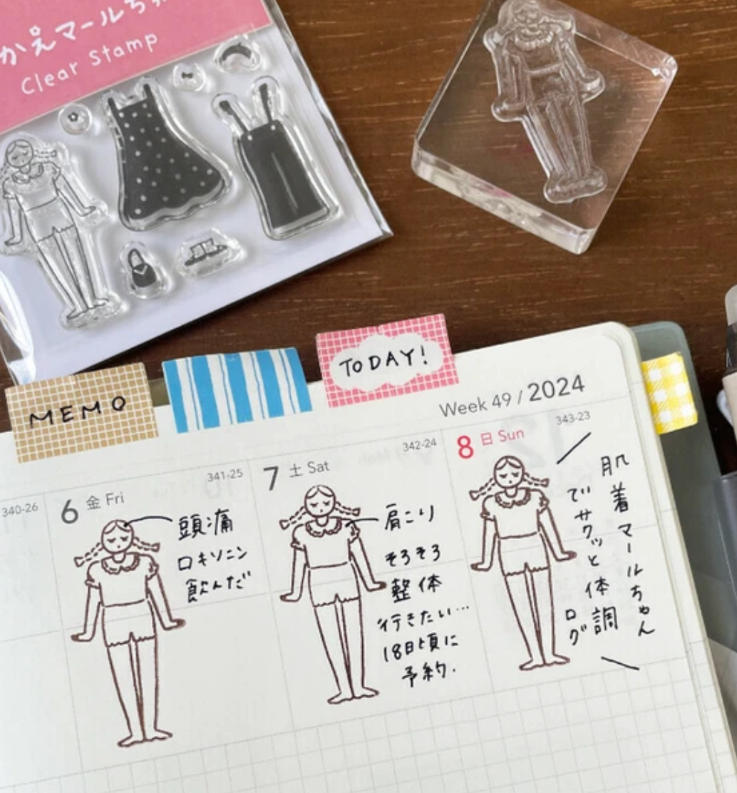 『Ｍarche』女孩穿搭服裝水晶印章