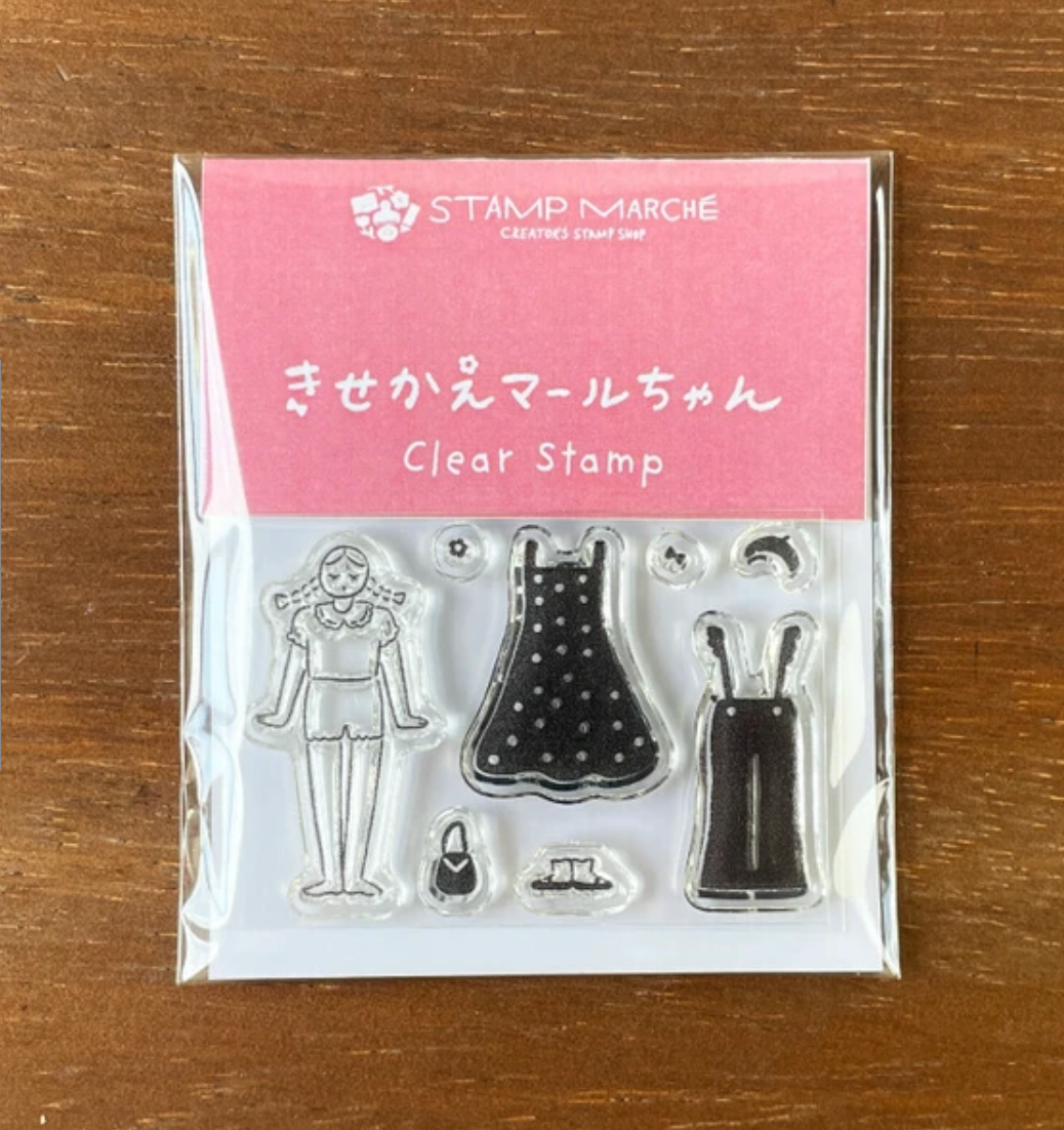 『Ｍarche』女孩穿搭服裝水晶印章