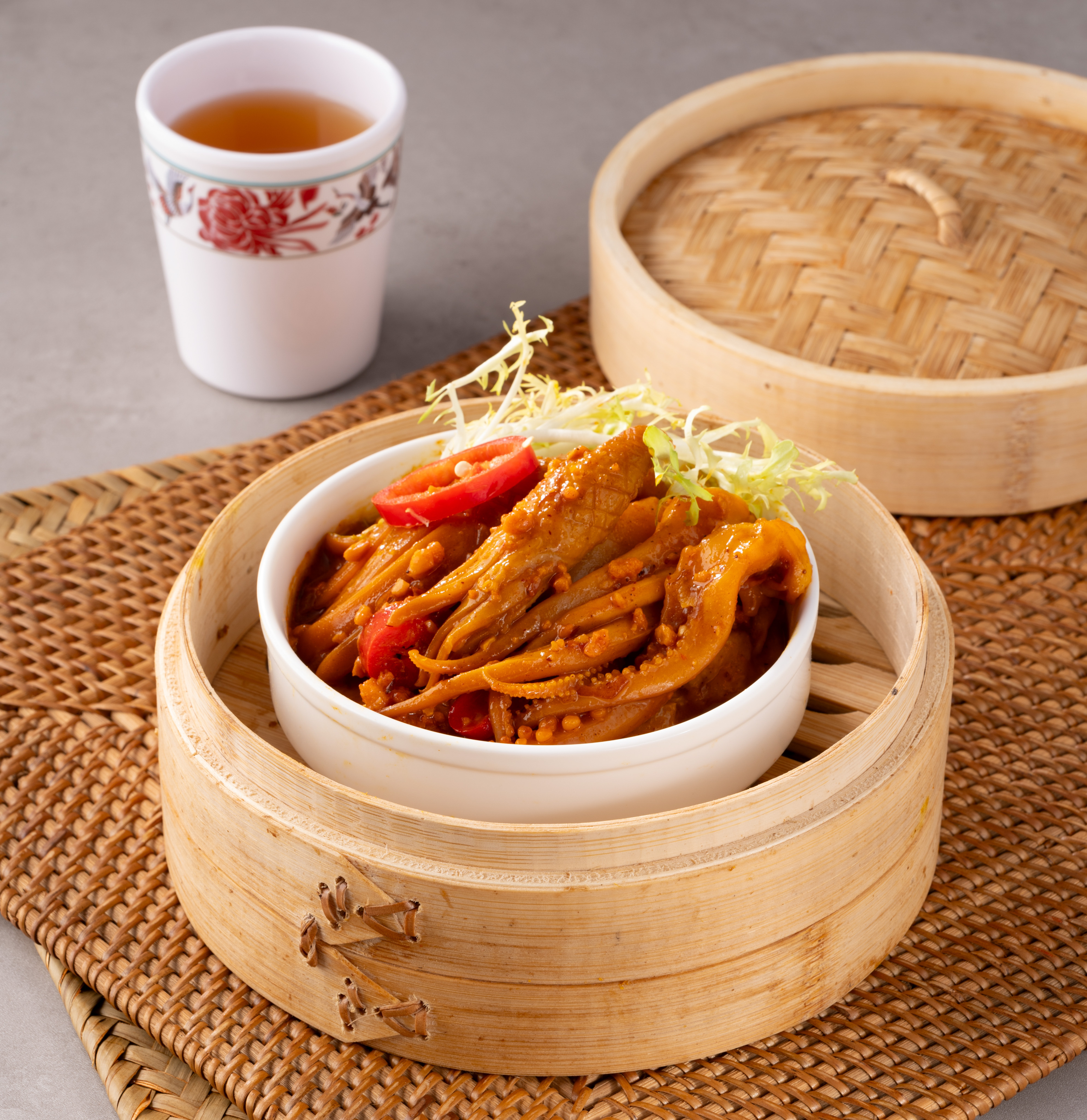 咖喱土魷蒸豆卜（一份）