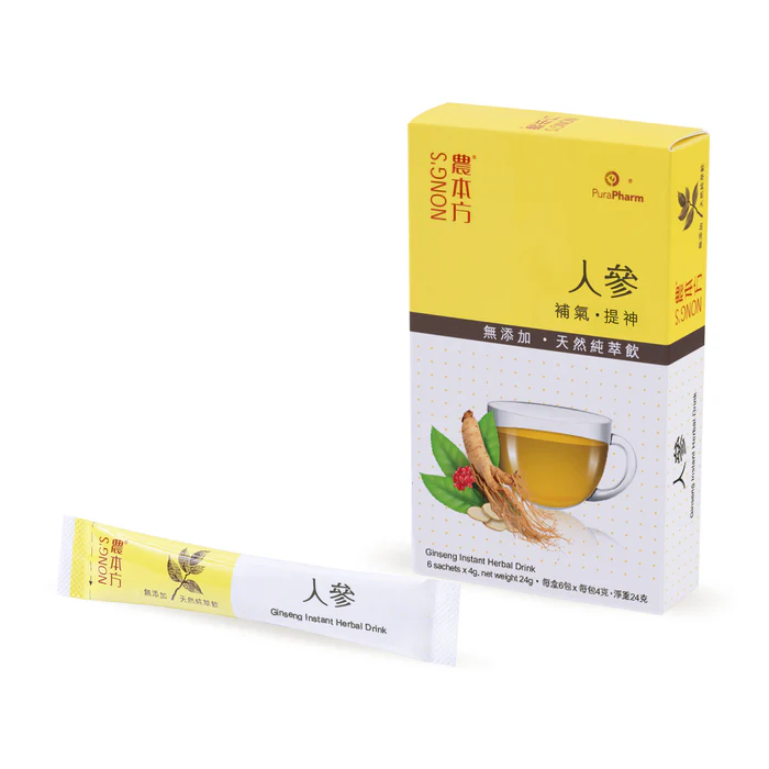 農本方®人參天然純萃飲 6包 (每包4g)