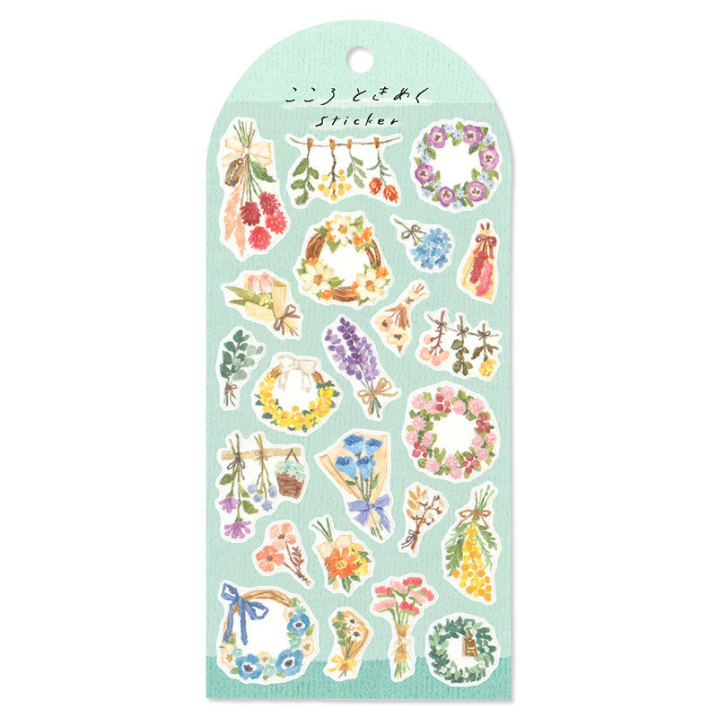 MIND WAVE 貼紙: KOKORO TOKIMEKU 82506 花環