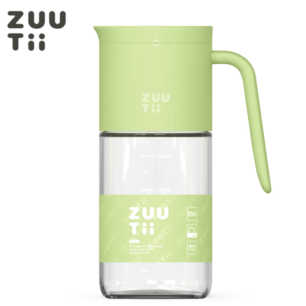ZUUTii - 附手柄自動開合蓋玻璃油壺 550mL｜(多色)