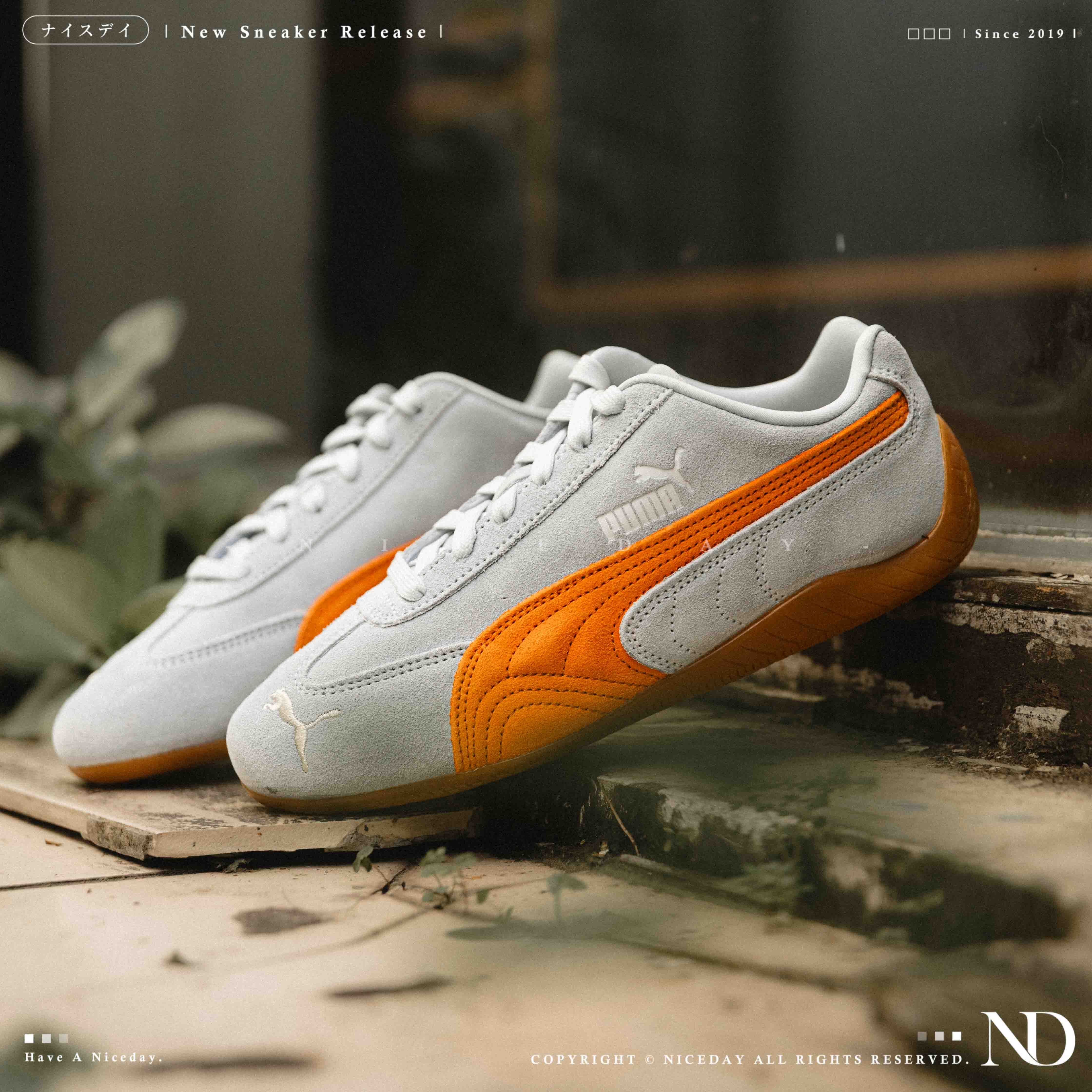 NICEDAY 現貨 PUMA SPEEDCAT OG 橘子汽水 淡藍色 寶寶藍 橙色 焦糖底 復古 賽車鞋 398846-40