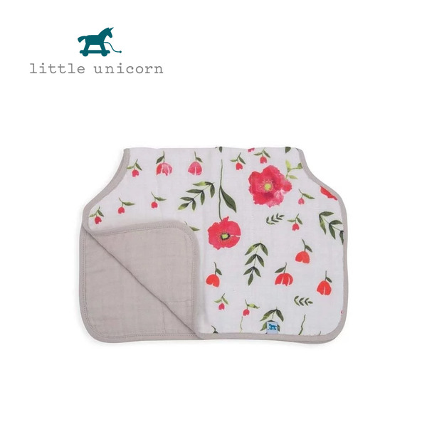 Little Unicorn 純棉拍嗝巾 夏日花漾