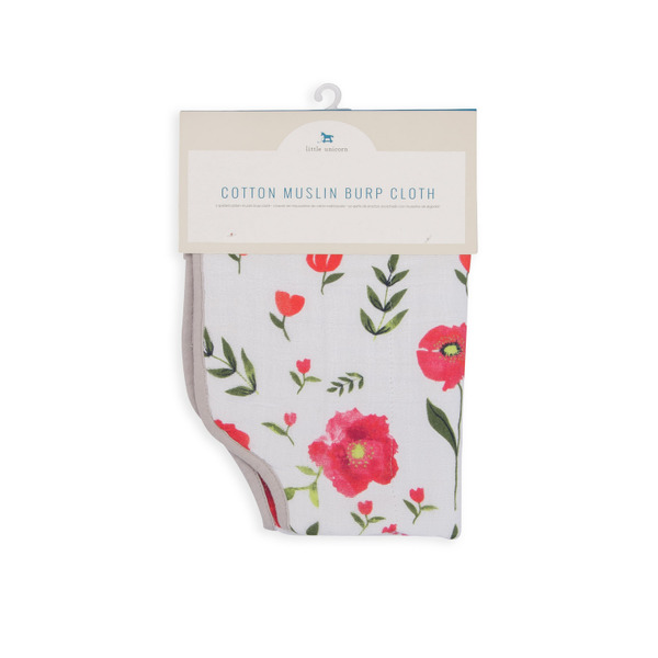 Little Unicorn 純棉拍嗝巾 夏日花漾