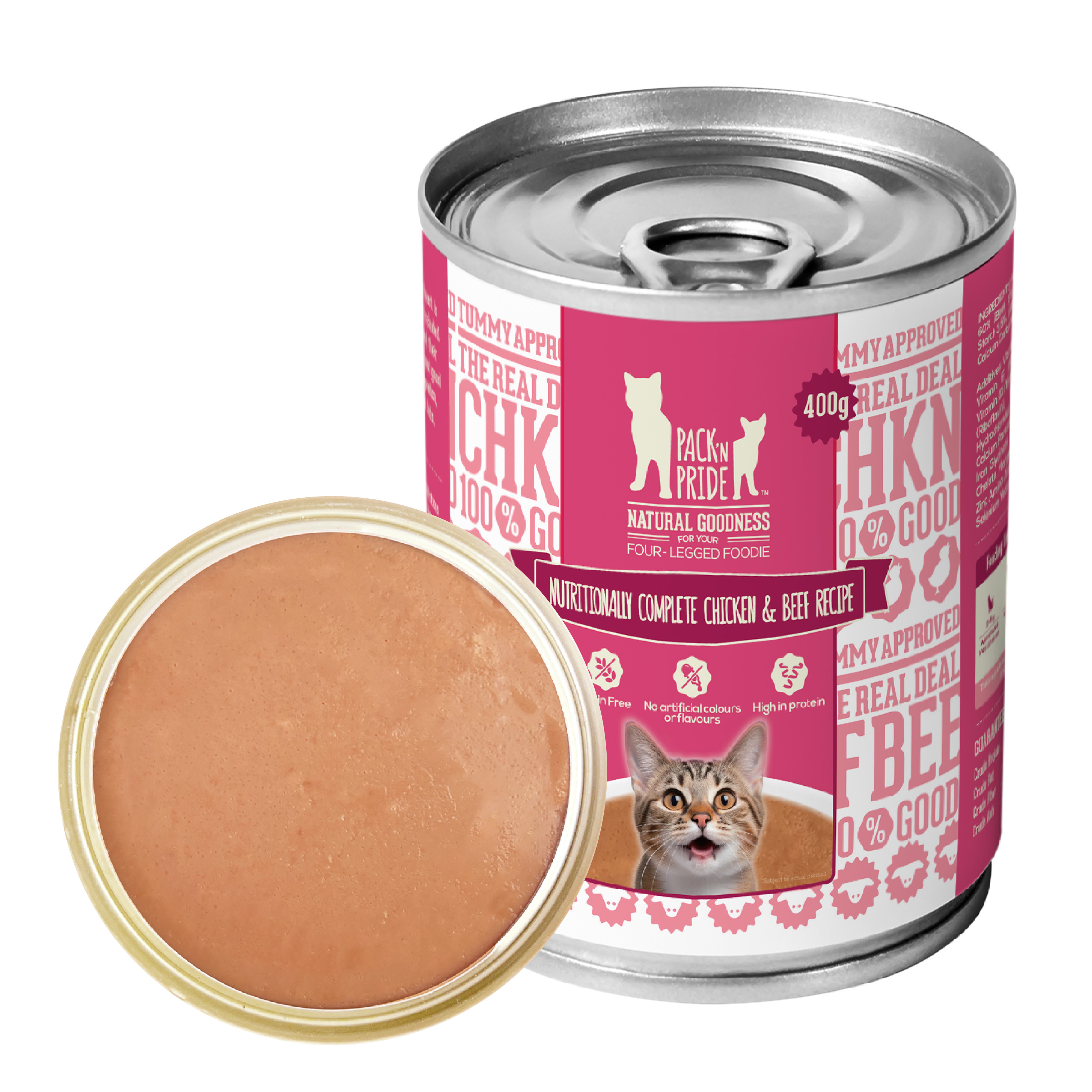 PNR90893 - 貓貓主食罐 雞肉牛肉味(375g)