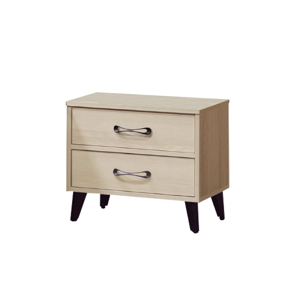 美娜1.8尺床頭櫃/二抽收納櫃/置物櫃