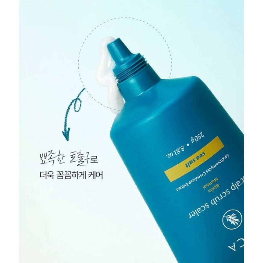 韓國 AVCA 啤酒酵母頭皮海鹽磨砂膏 250g