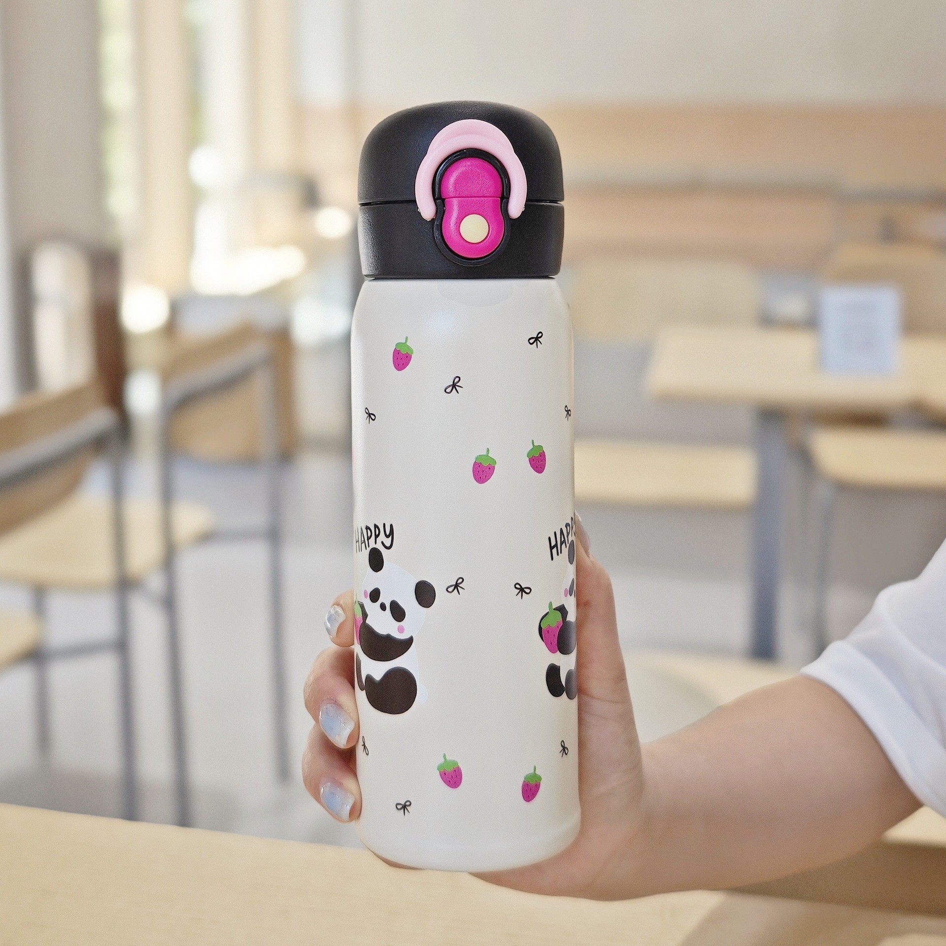 500ML Aesthetic 316 Stainless Steel Dual-Use Thermal Bottle