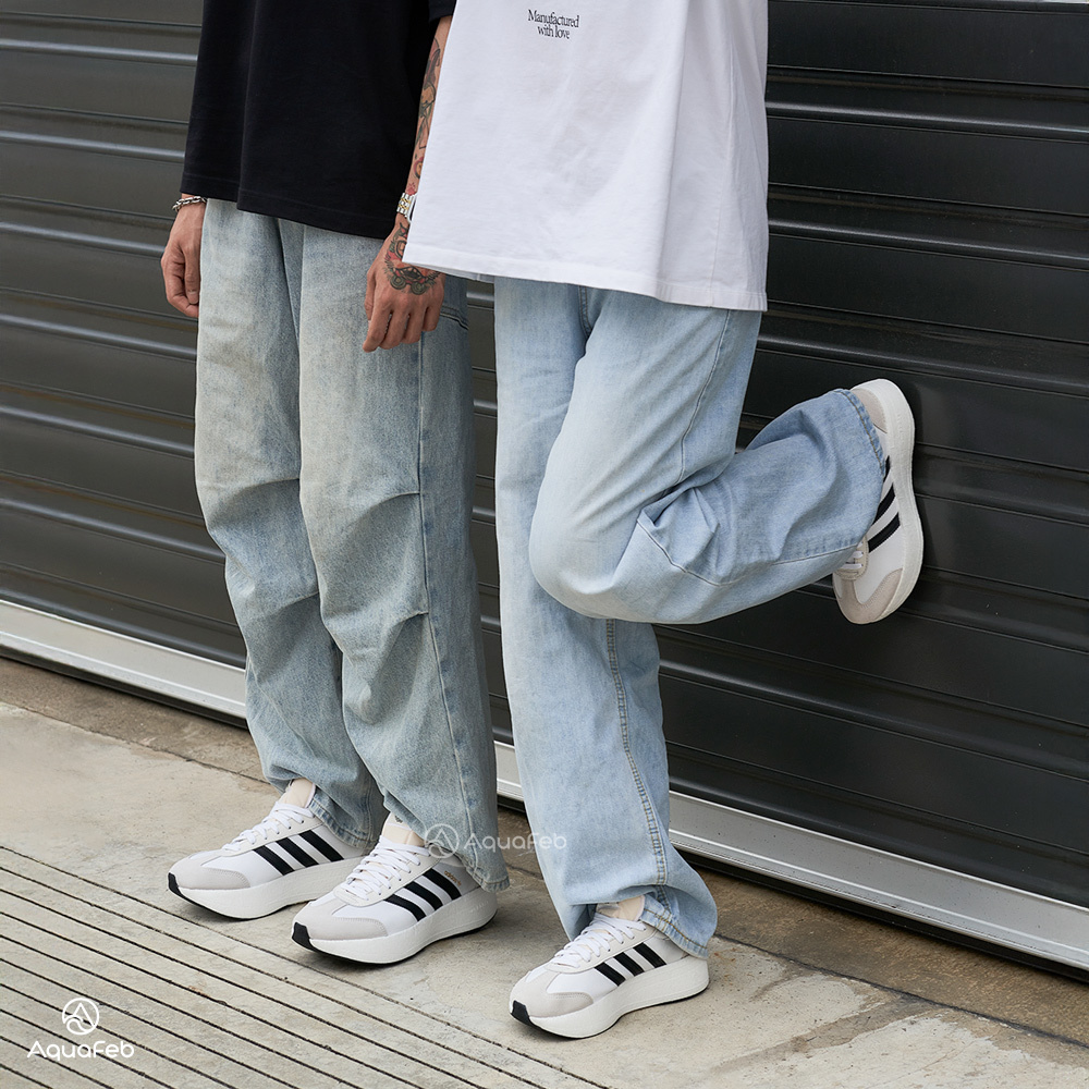 Adidas City RNR 男鞋 女鞋 白灰黑色 運動 復古 緩震 厚底 麂皮 跑鞋 慢跑鞋 JI0831