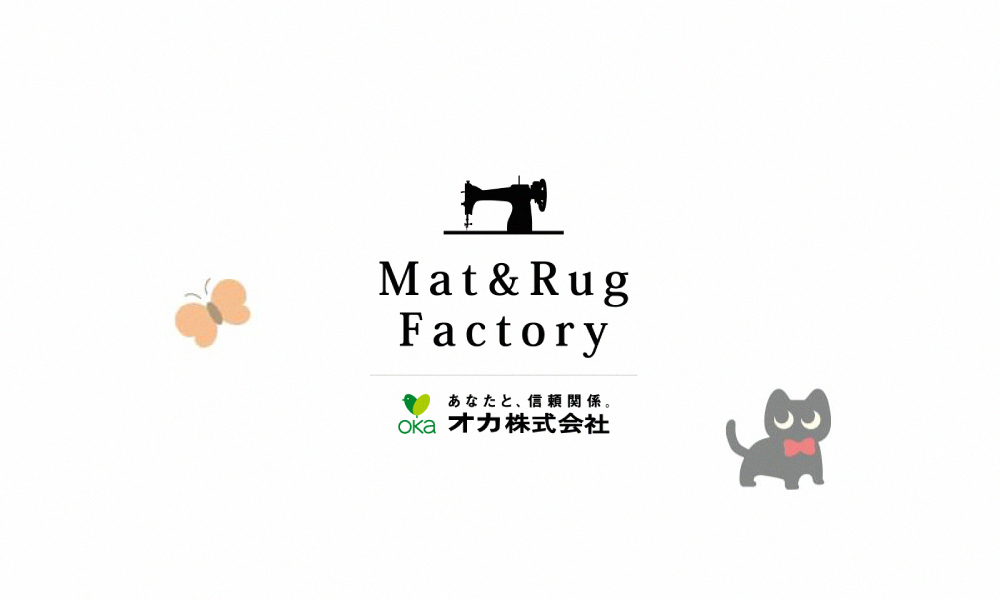 《oka》日本製再生印花廚房地墊-貓咪手札  ( 45cm寬 x 3尺寸 / 可機洗 / 厚4mm)