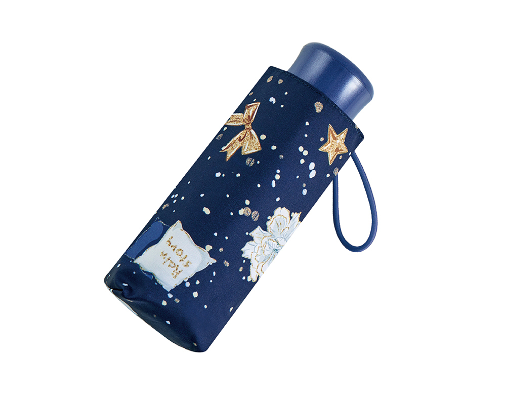 【RAINSTORY】Starry Life抗UV手開迷你口袋傘(藍)