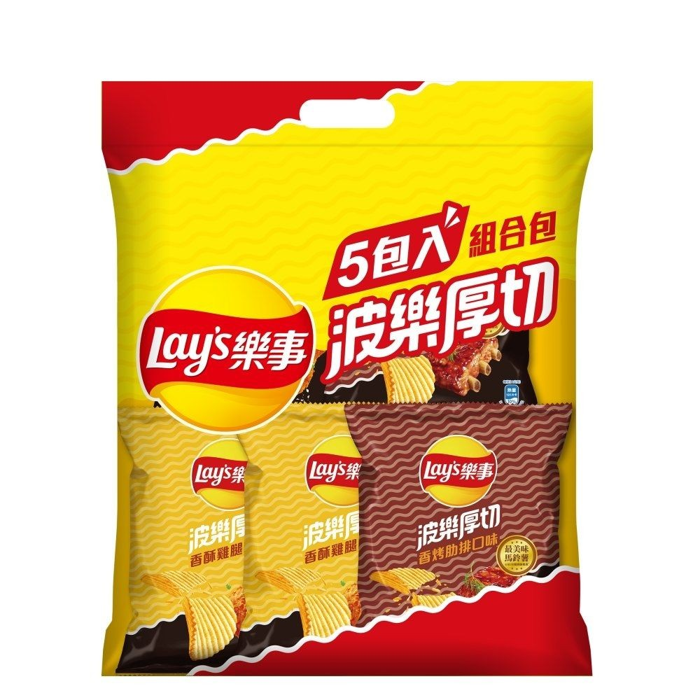 【樂事】Lay's波樂厚切組合包170g