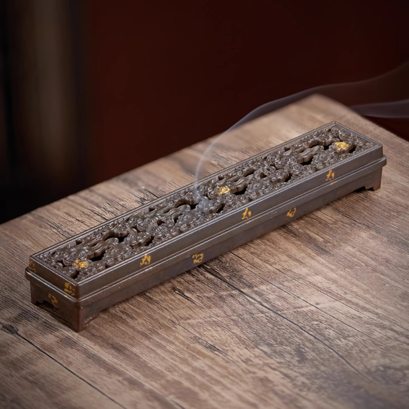 仿古祥雲線香座棉