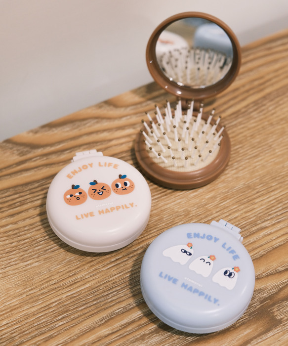 SP｜平凡乙女日記｜絕版｜氣墊折疊梳｜咪嚕款