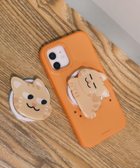 SP｜平凡乙女日記｜絕版｜磁吸手機支架｜斜眼咪嚕