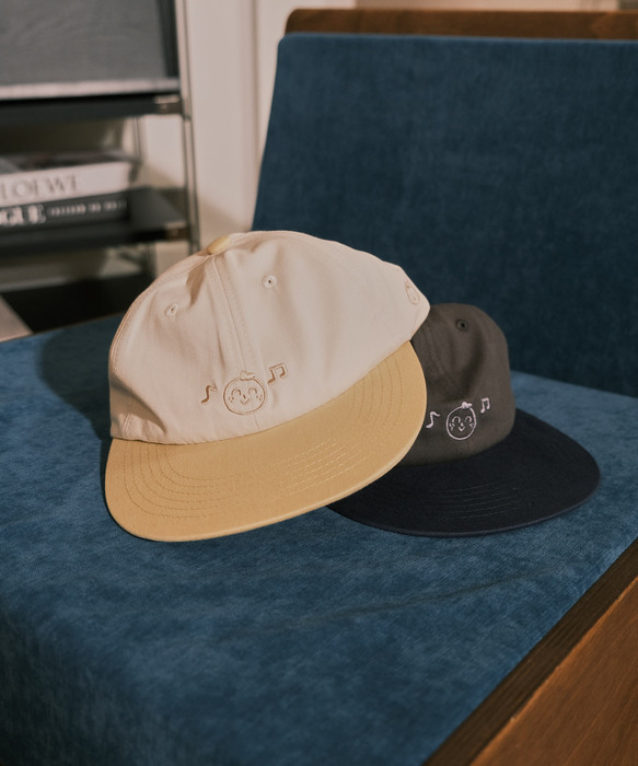 SP｜平凡乙女日記｜簡約刺繡棒球帽｜桔利哼哼歌｜黃