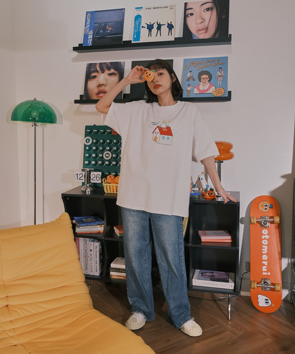 SP｜平凡乙女日記｜短tee｜屋頂上的白日夢