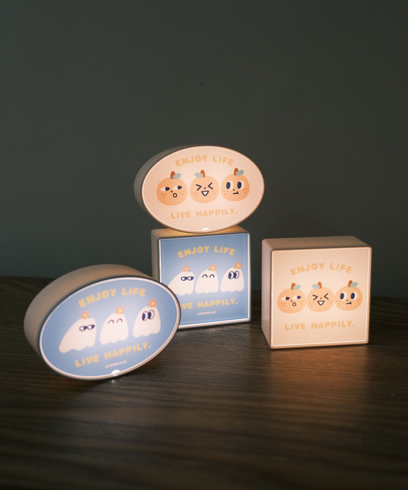 SP｜平凡乙女日記｜橢圓磁吸式燈箱｜rui