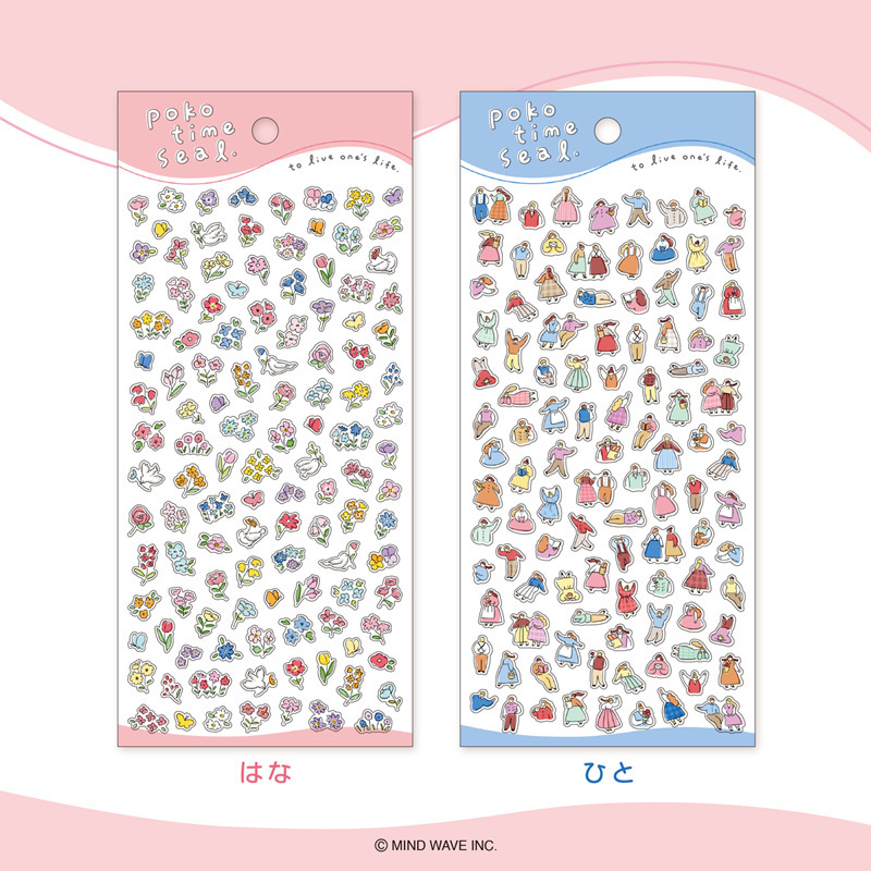 MIND WAVE 貼紙: poko time 82429 花