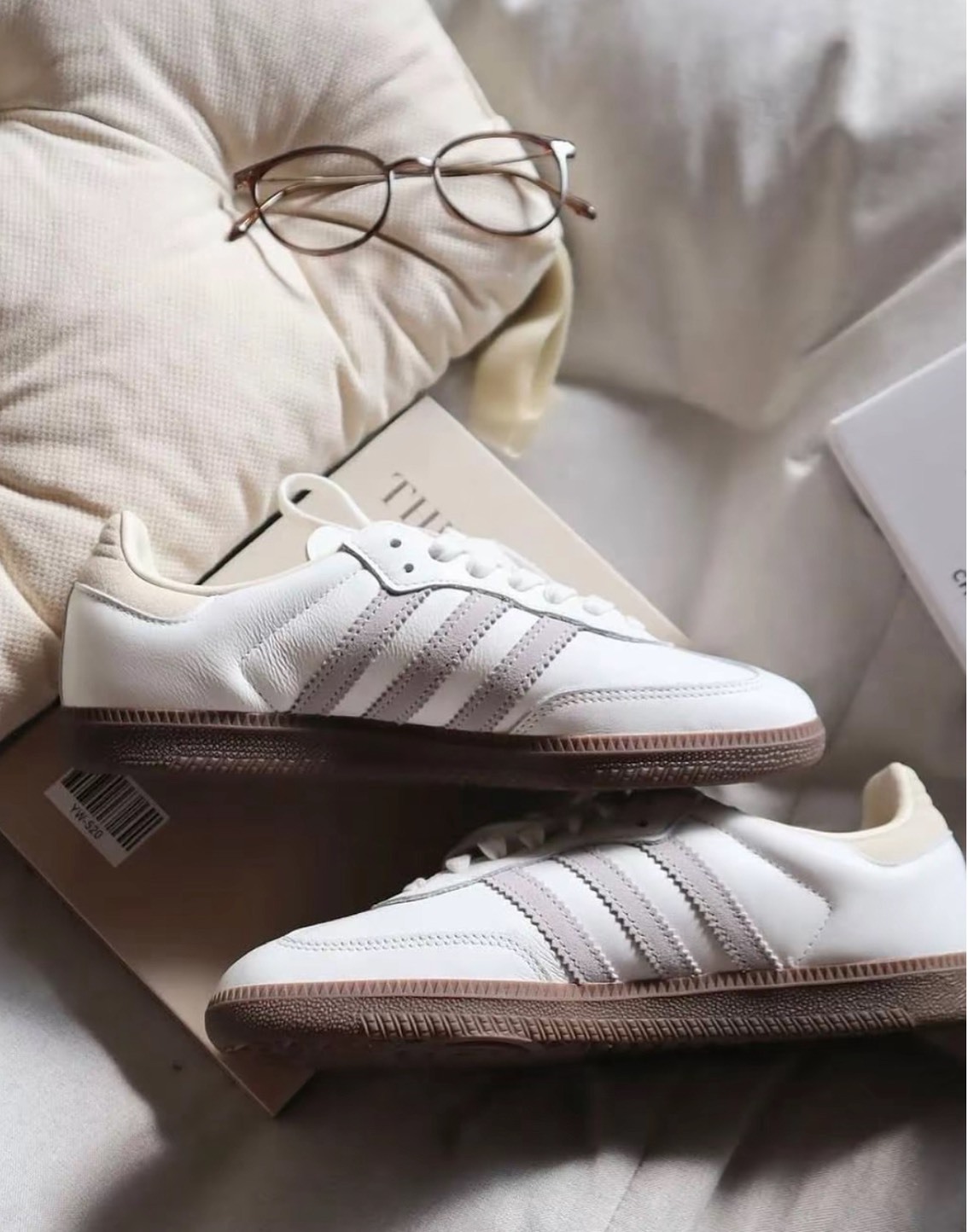 adidas Originals Samba 白棕 休閒薄底低筒板鞋 男女同款 百搭潮鞋 Aug25