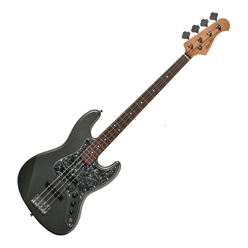 Bacchus BJB-1-RSM/R-BPPG Gun-M 金屬灰 電貝斯