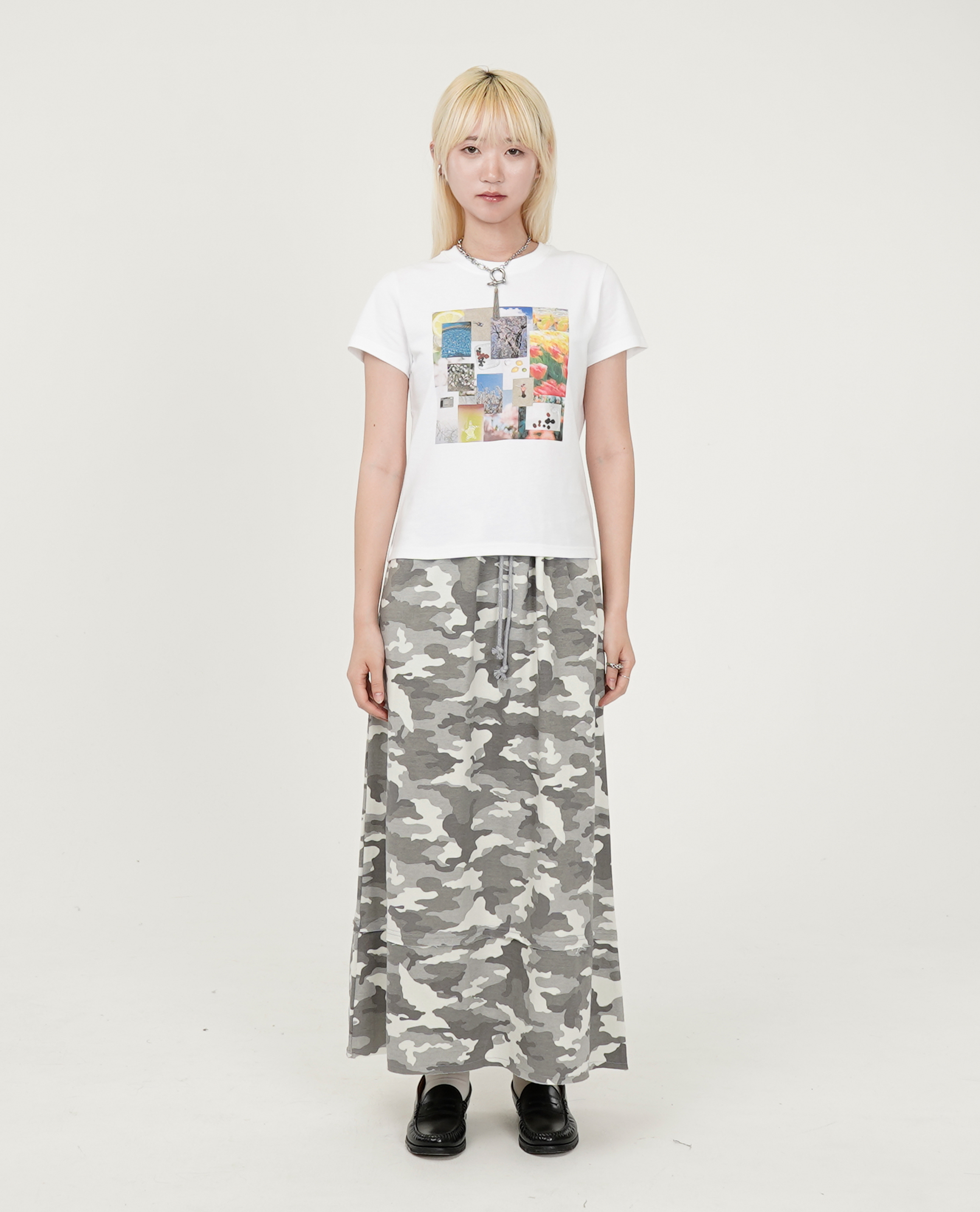 WEBHOUSE [4080XWEBHOUSE] Twister Collage Angel Tee - 25SS