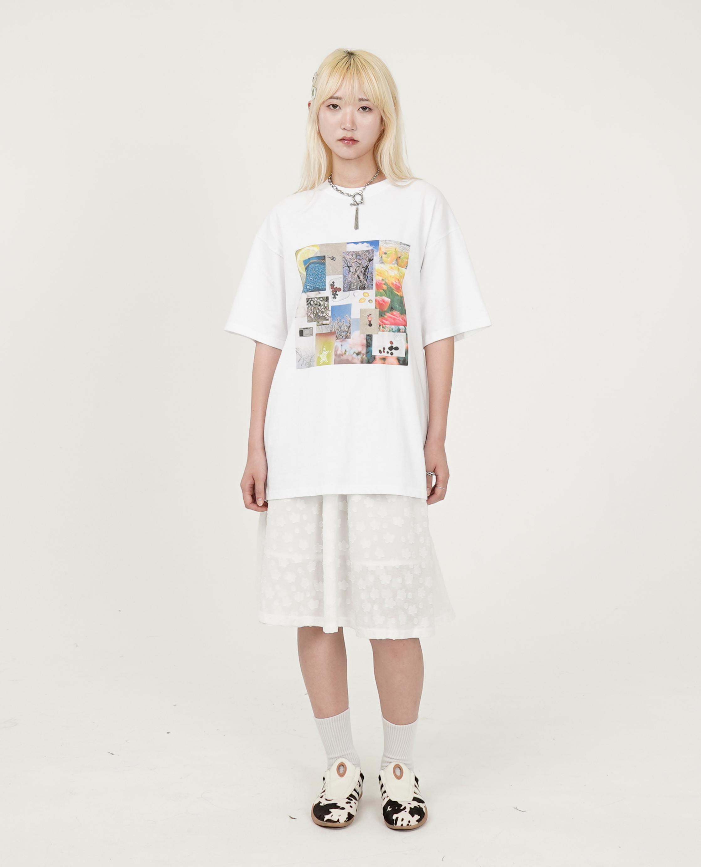 WEBHOUSE [4080XWEBHOUSE] Twister Collage Tee - 25SS