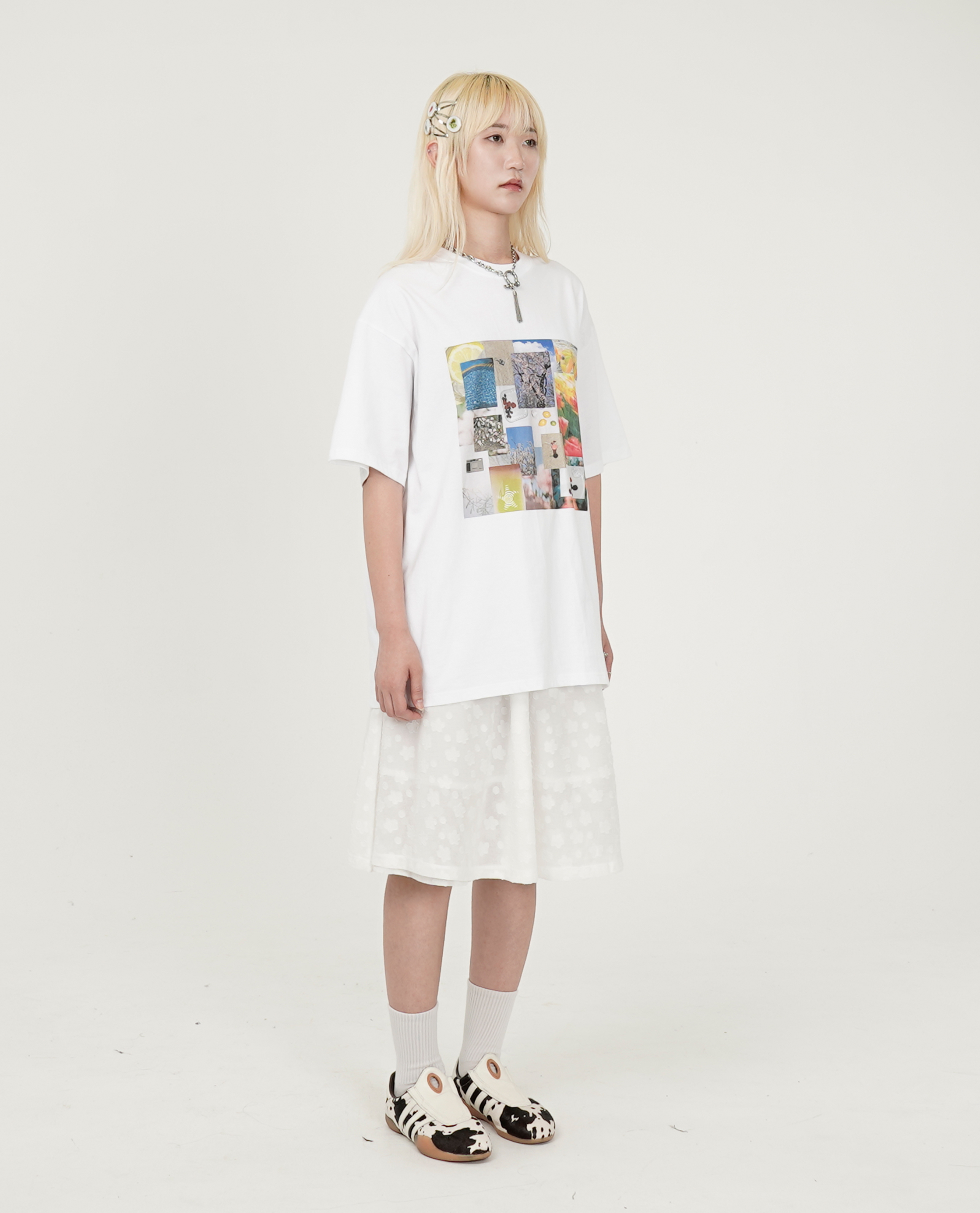 WEBHOUSE [4080XWEBHOUSE] Twister Collage Tee - 25SS