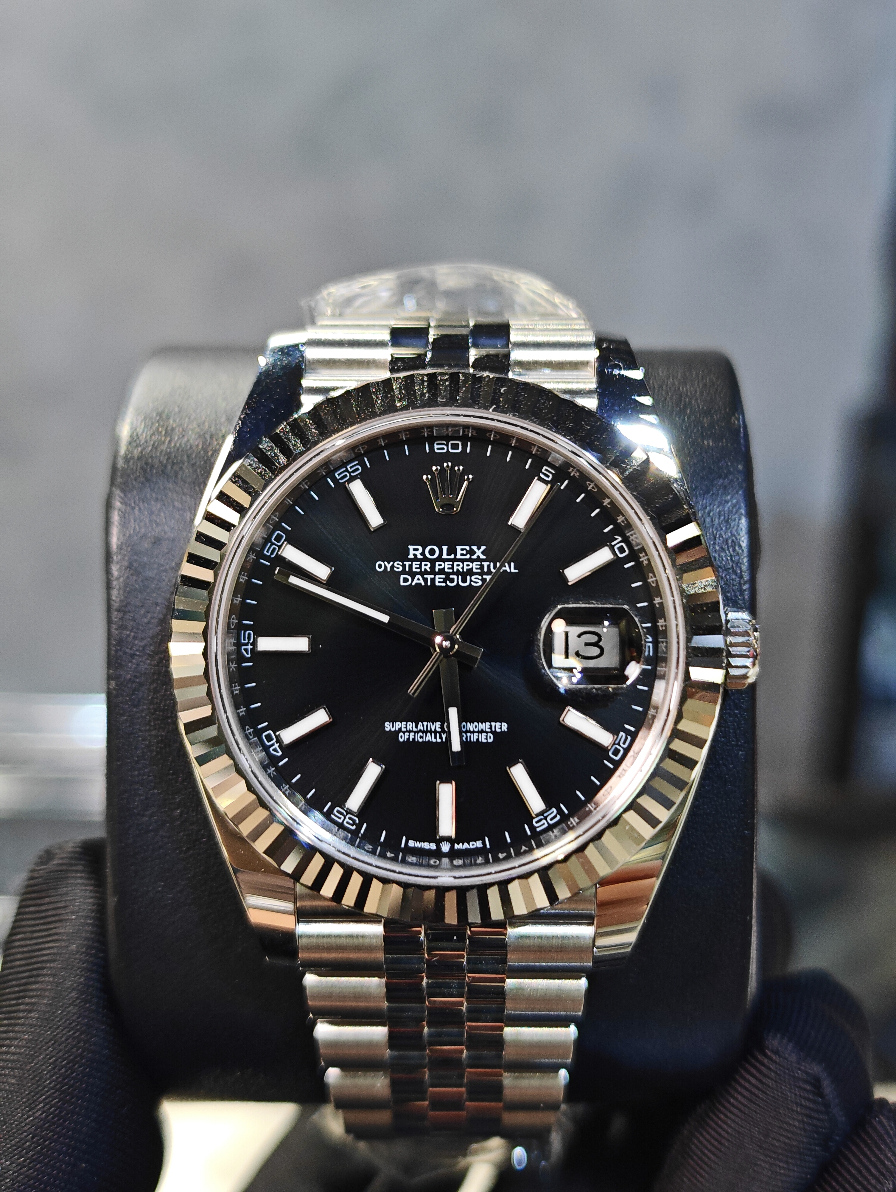 BRAND NEW ROLEX 126334 BLACK DIAL DATEJUST 41mm  JUBILEE STRAP STAINLESS STEEL