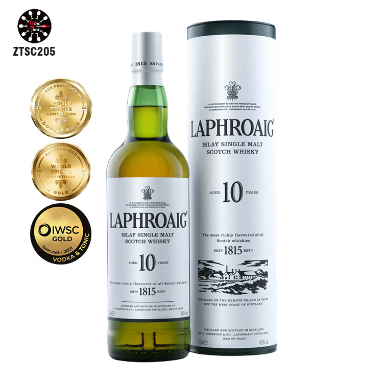 Laphroaig 10 Years Old Single Malt Whisky  拉弗格10年單一純麥威士忌 (禮盒，新舊包裝隨機出貨) 700ml