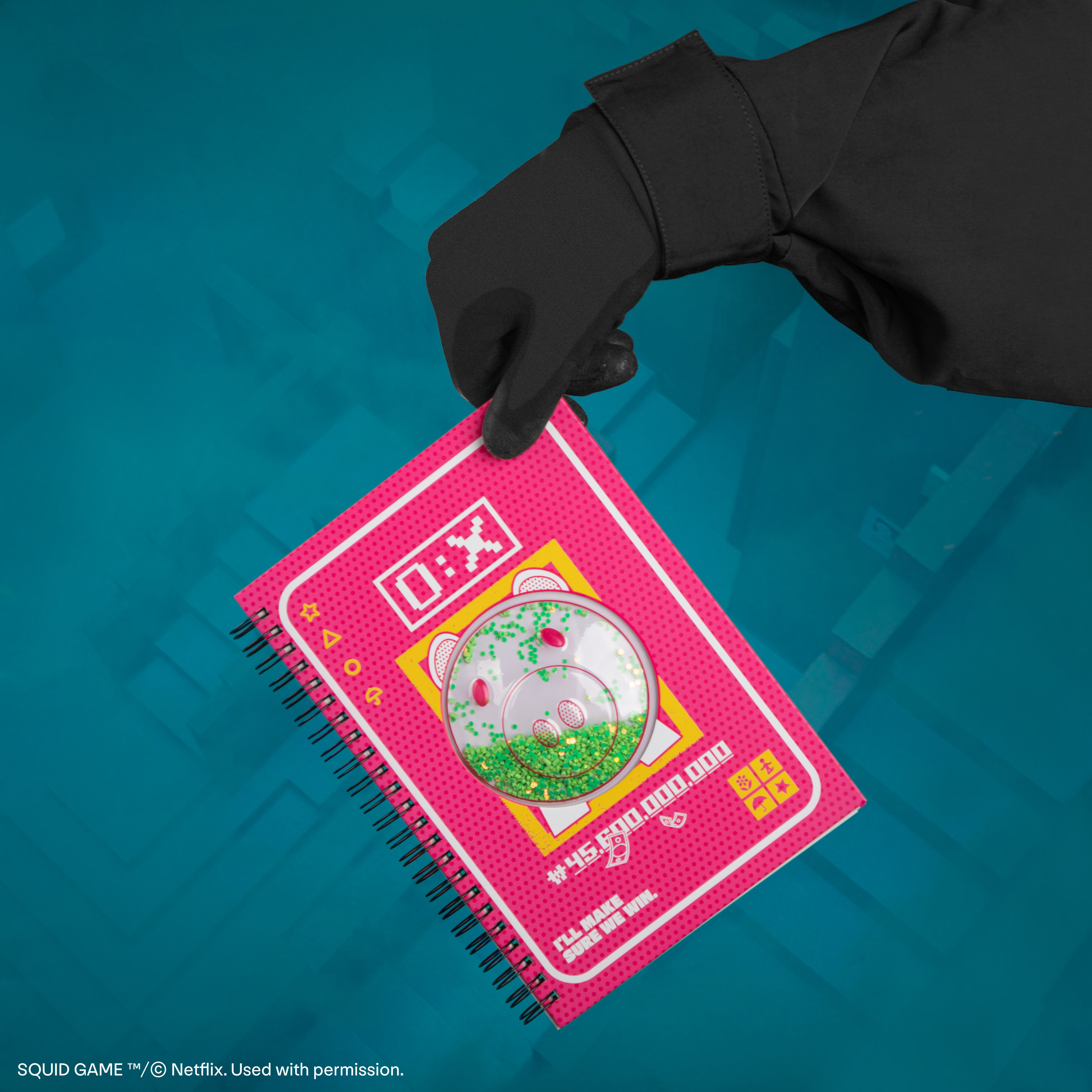 魷魚遊戲筆記本 - 金豬錢罌