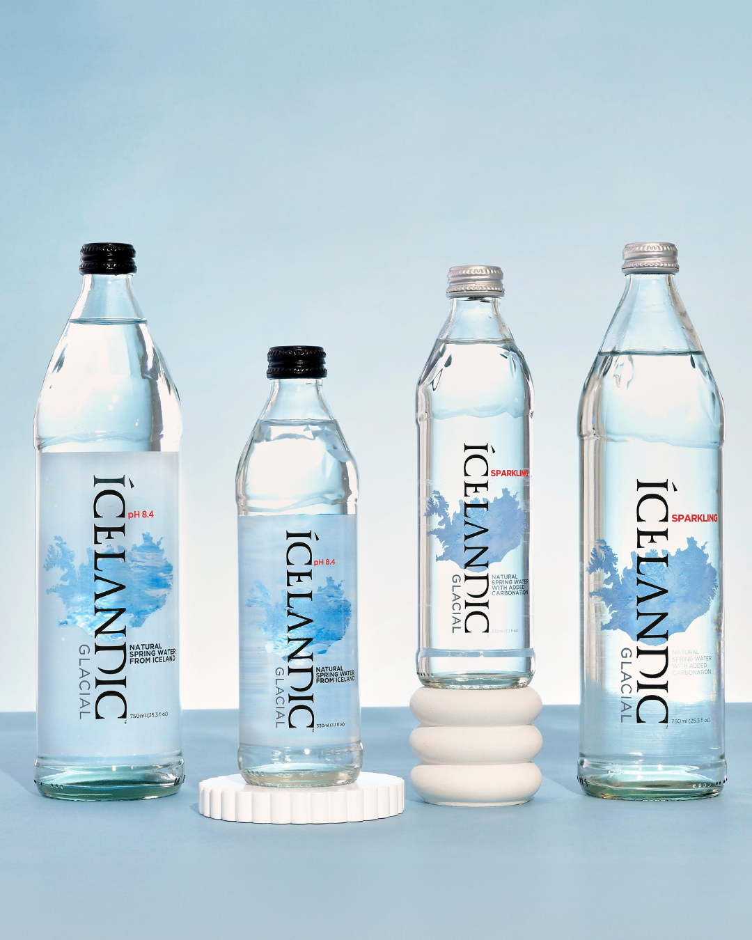 冰島冰川純淨水  - 玻璃裝 750ml 12瓶/箱