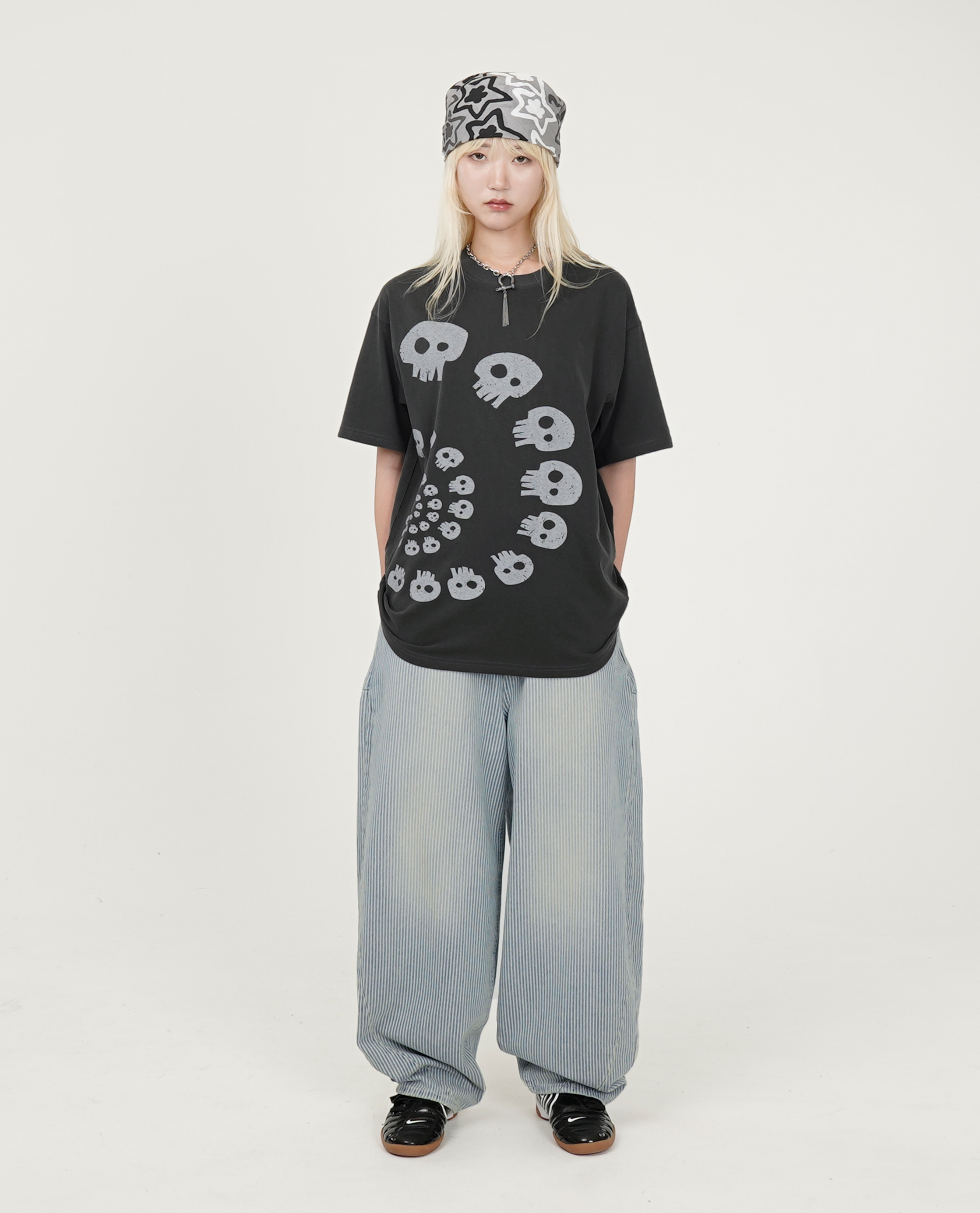 WEBHOUSE Tornado Skull Tee - 25SS