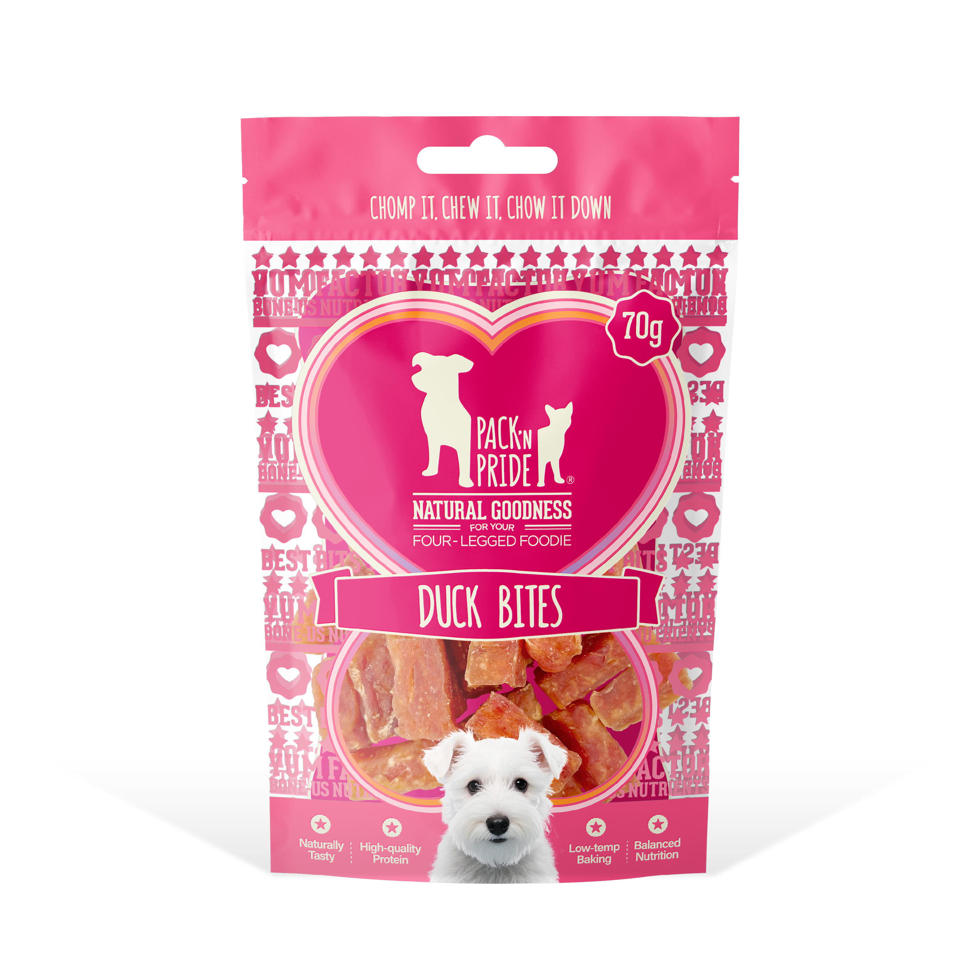 PNR91081 - 鴨肉塊 (70g) 輕便狗小食