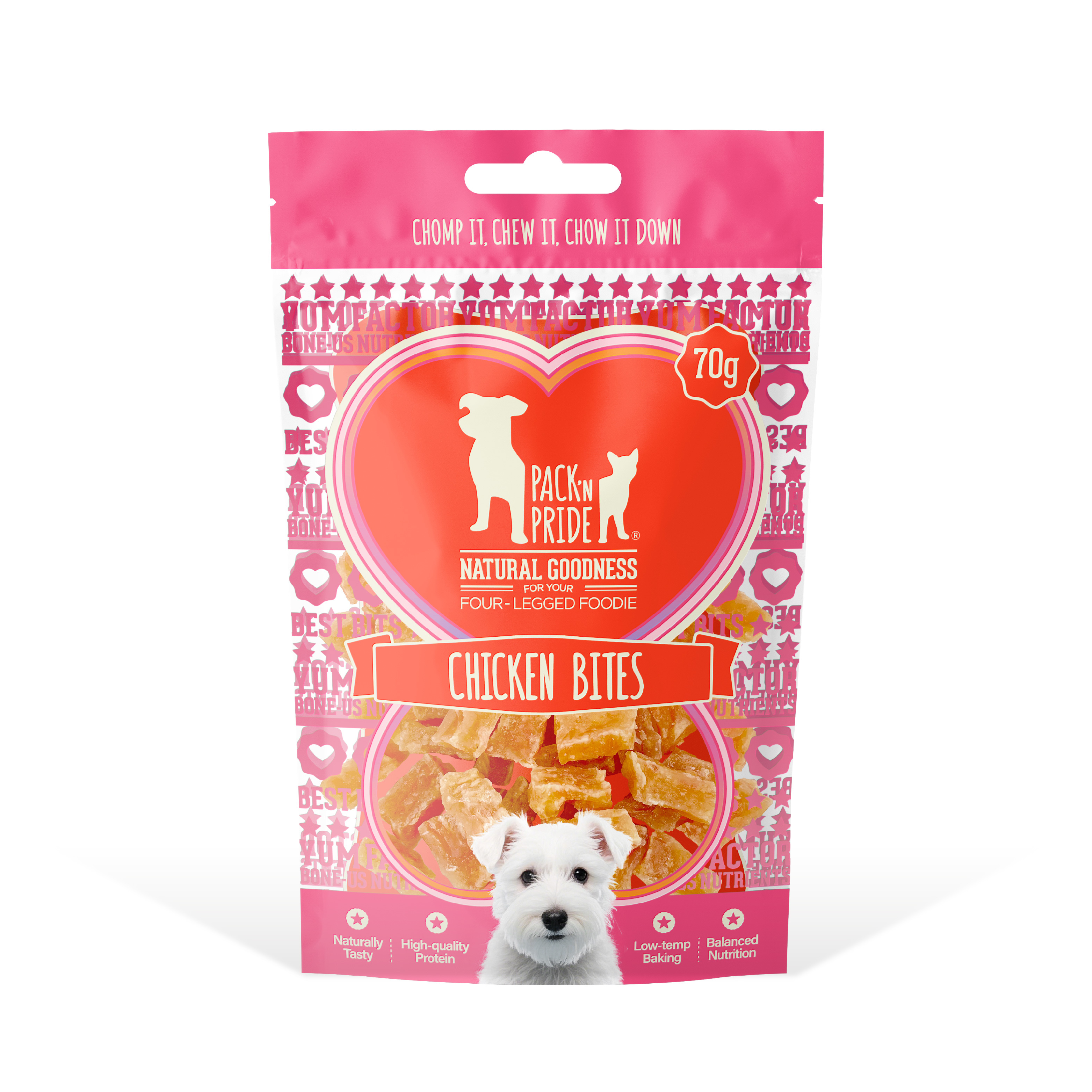 PNR91074 - 雞肉塊 (70g) 輕便狗小食