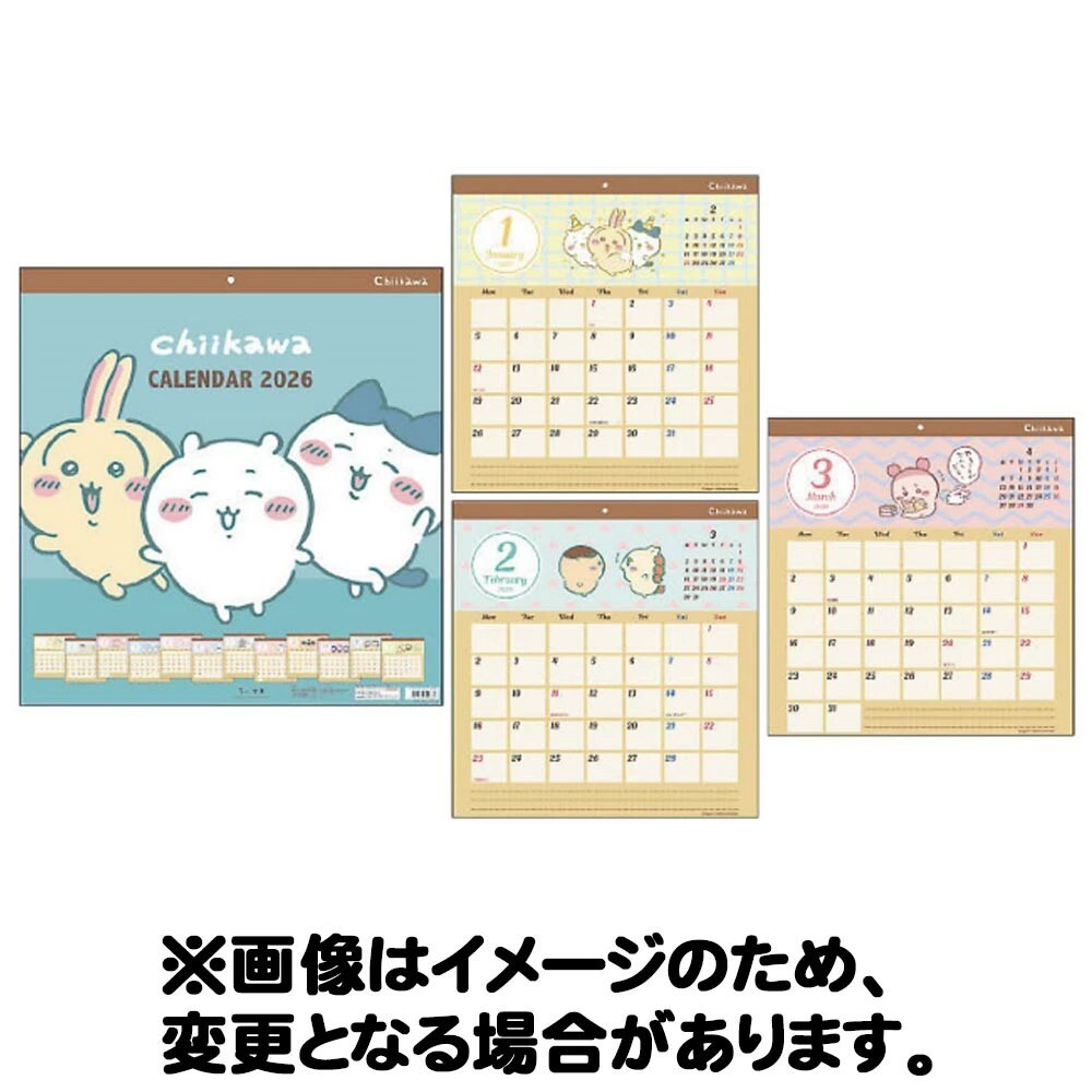KTQ STORE ‧ 日本 Chiikawa 吉伊卡哇 2026掛曆 桌上型微型日曆
