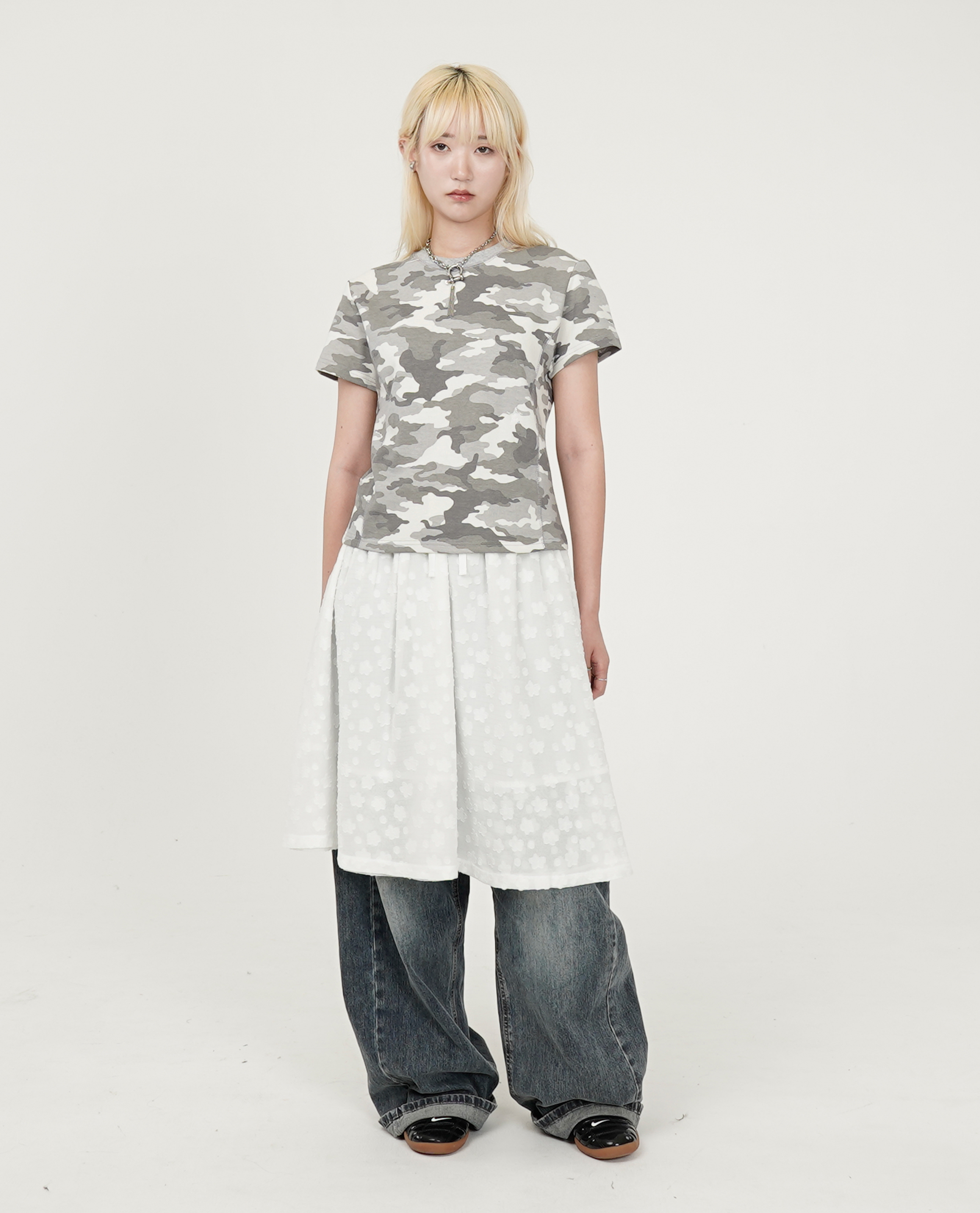 WEBHOUSE Lace Twister Star Skirt - 25SS