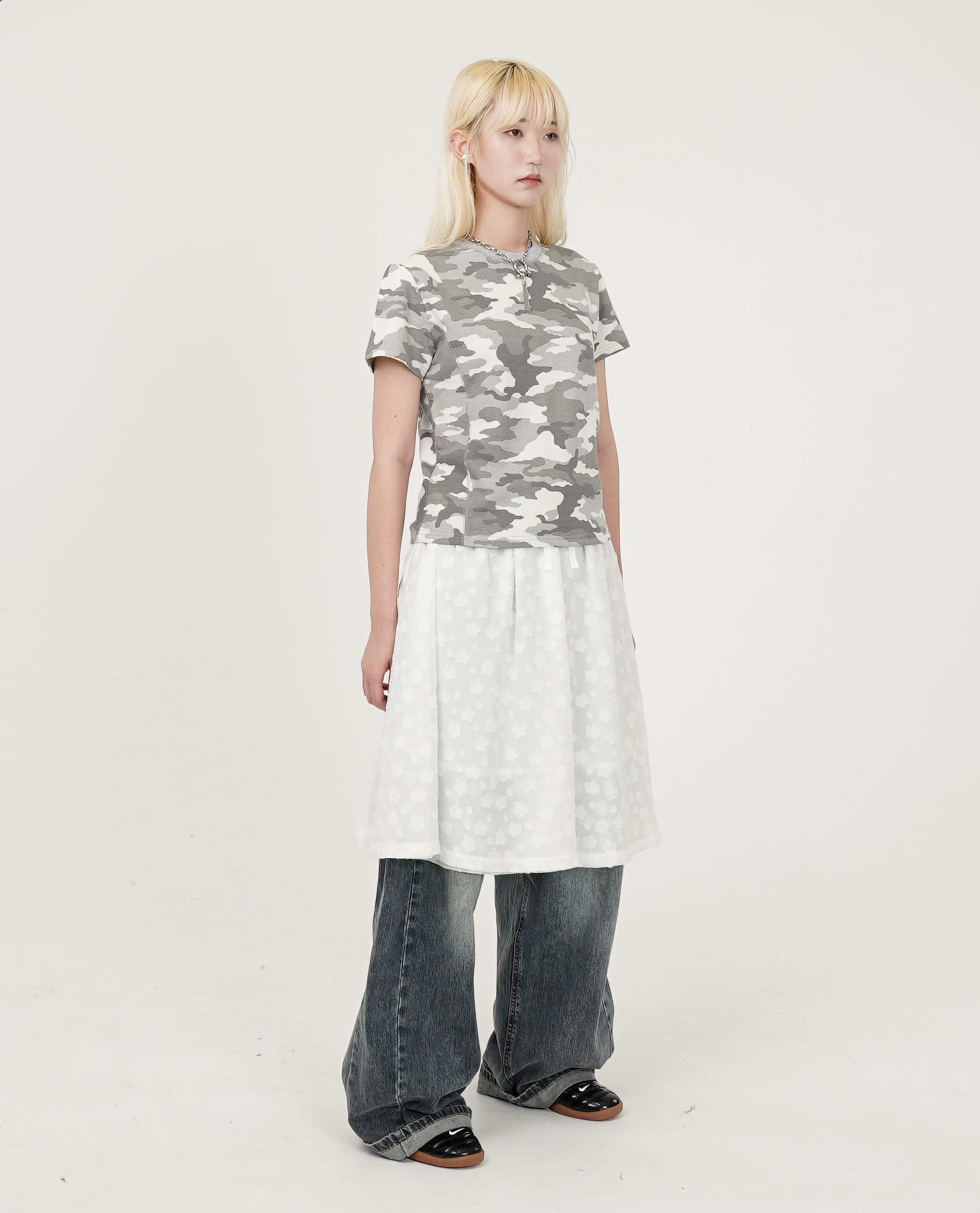 WEBHOUSE Lace Twister Star Skirt - 25SS