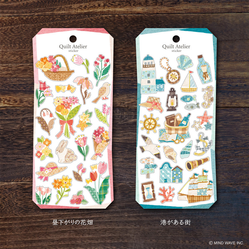 MIND WAVE 貼紙: Quilt Atelier 82424 午後的花田