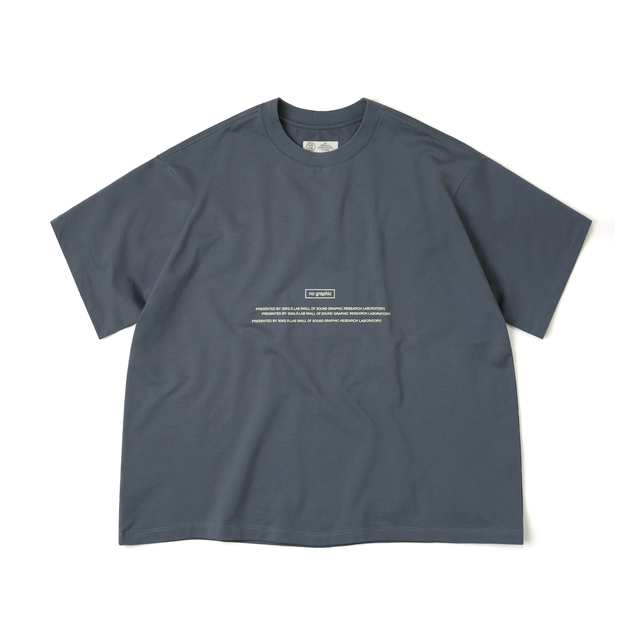 Wall of Sound - 2:40/“OUVERTURE” Notification Tee - Blue Grey