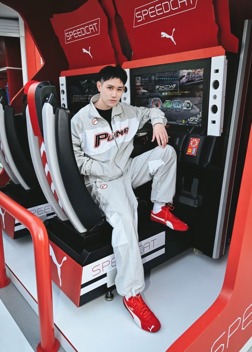 PUMA 彪馬 灰色 運動生活系列 LOGO 防風透氣耐磨寬鬆立領夾克 男款 Aug25