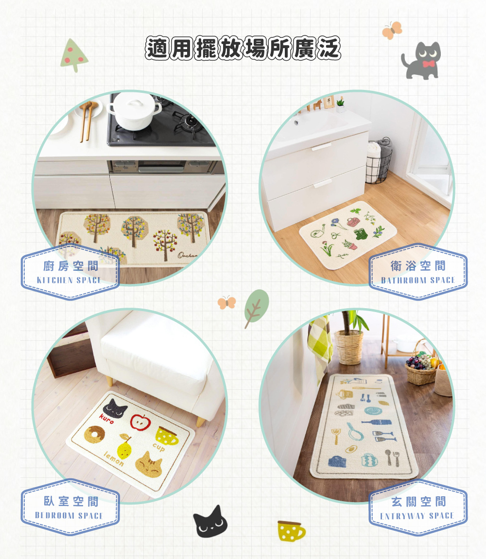 1137106120-00-121スプリングキッチンマットSpring kitchen mat