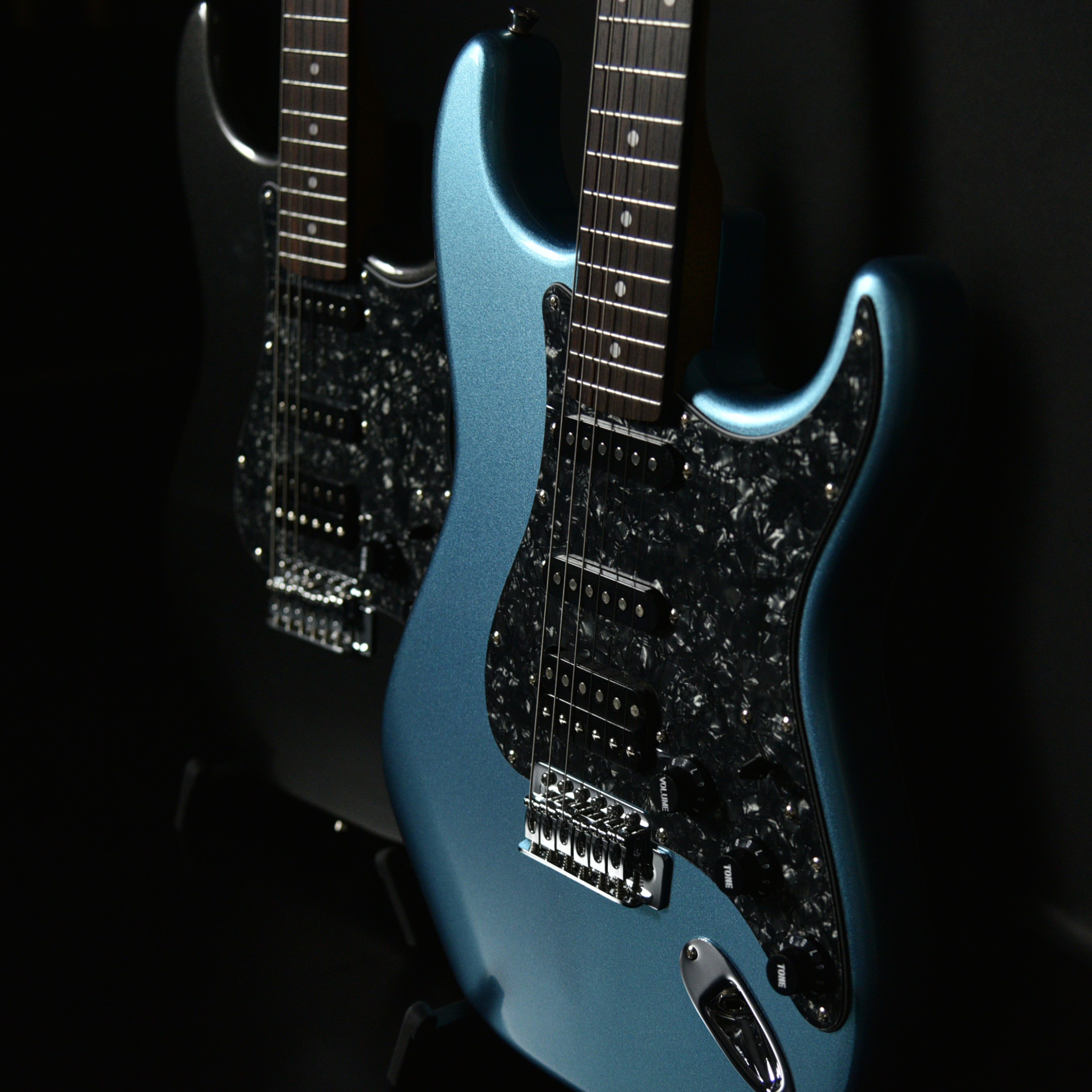 Bacchus BST-2-RSM/R-BPPG IBM 金屬藍 電吉他