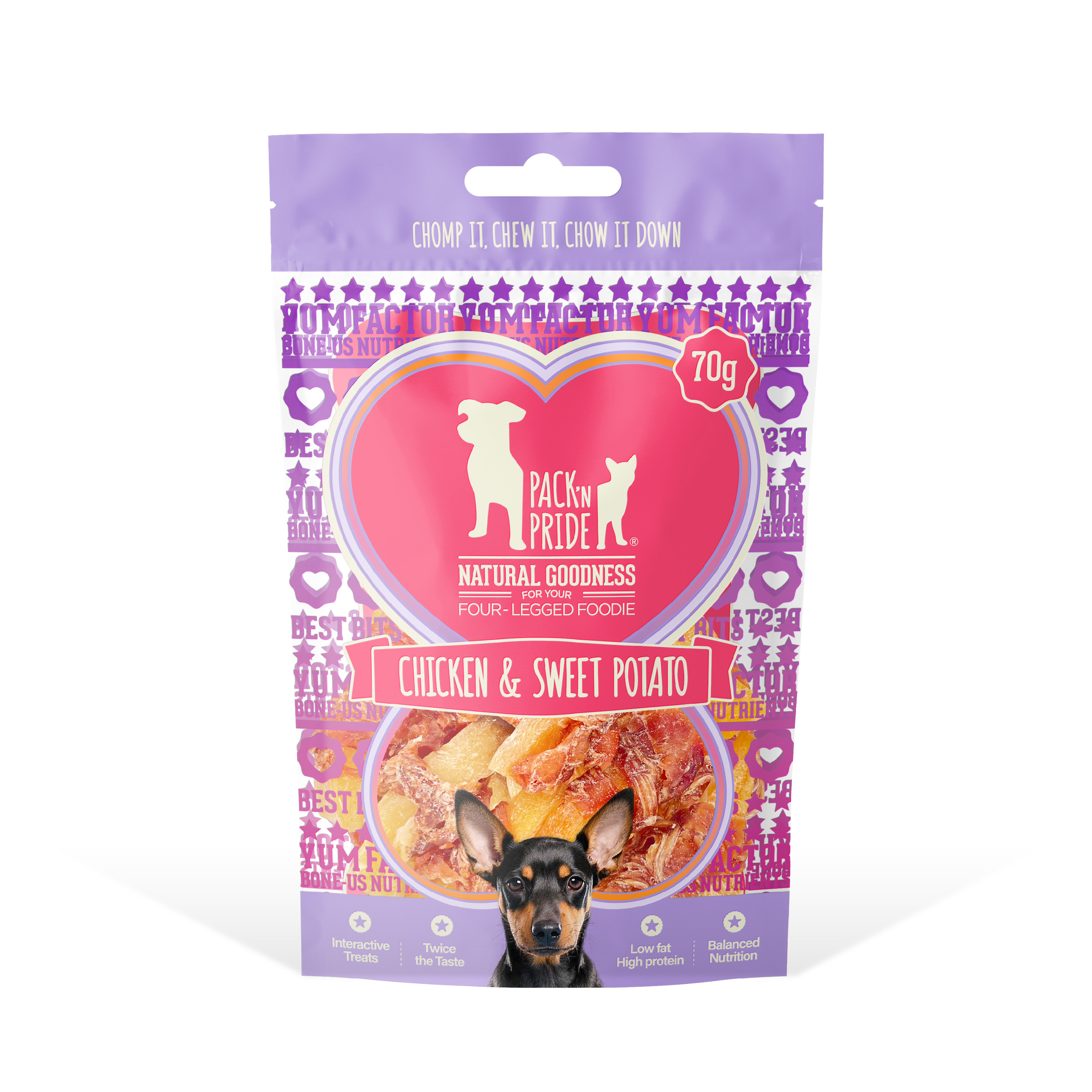 PNR91098 - 雞肉蕃薯條 (70g) 輕便狗小食